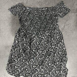 floral off the shoulder